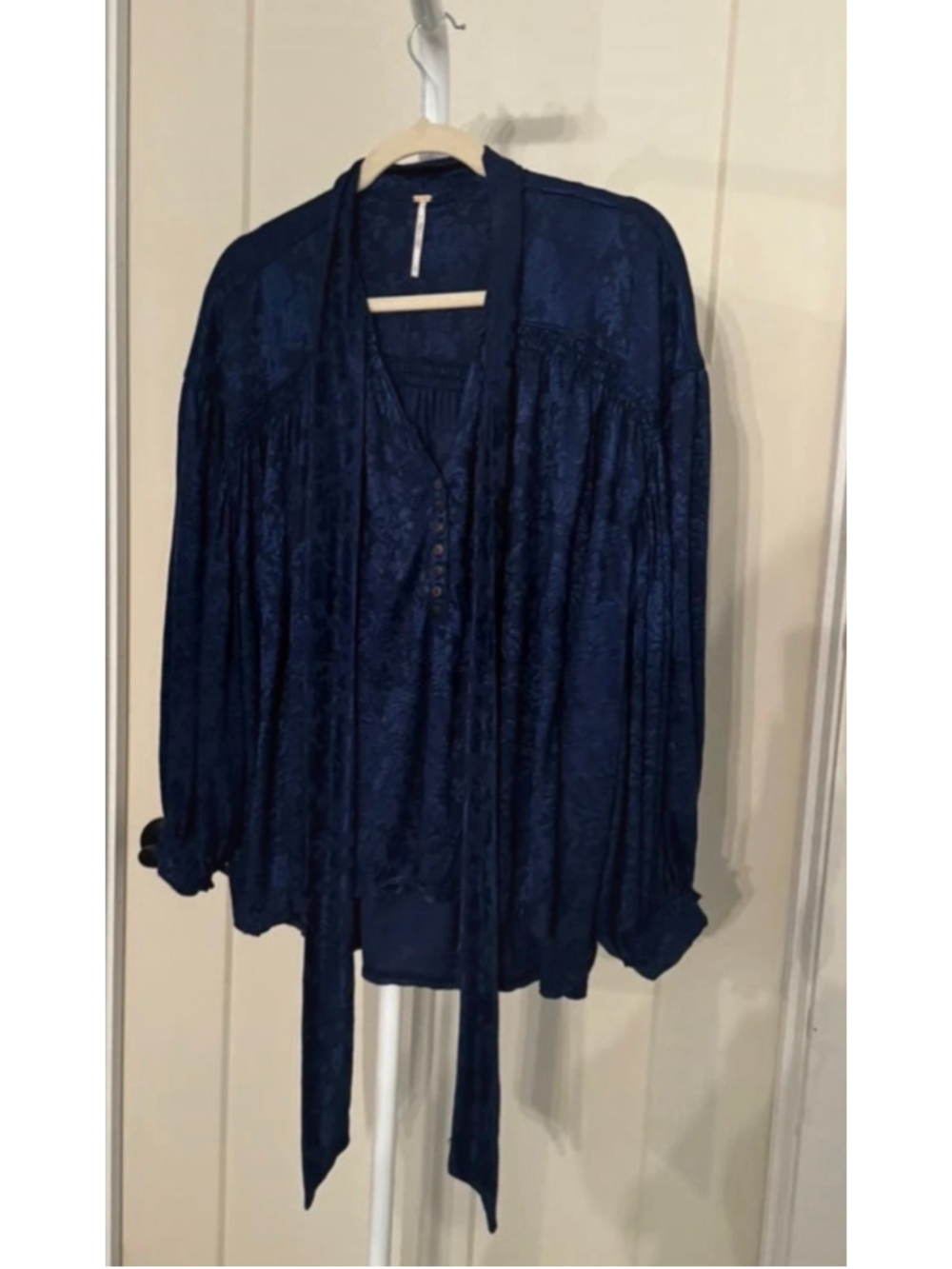 Women's Free People Blue Blouse Size S